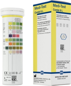 Picture of Test strips for Urine analysis MEDI-TEST Combi