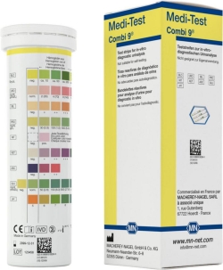 Picture of Test strips for Urine analysis MEDI-TEST Combi