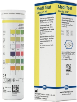 Picture of Test strips for Urine analysis MEDI-TEST Combi