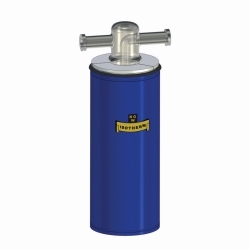 Picture of Cold traps with Dewar flask, borosilicate glass 3.3, one-piece, standard version with KF NW small vacuum flange