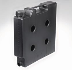 Picture of Space-saving jerrycans, HDPE, electrically conductive, with threaded connector