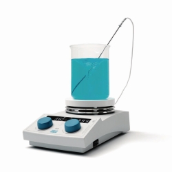 Picture of Magnetic stirrer AREX 6 Digital PRO, with PT100 temperature sensor, support rod, and clamp