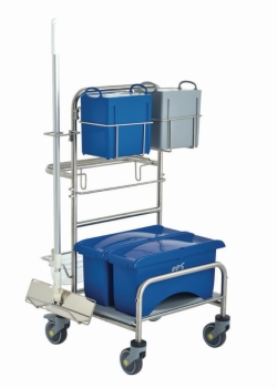 Picture of Cleaning trolleys Clino<sup>&reg;</sup> CR4 EM-CR, stainless steel