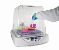 Picture of Benchtop shaking incubator Genie Temp-Shaker 300, with adhesive mat