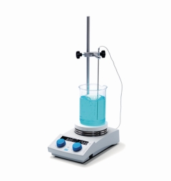 Picture of Magnetic stirrer AREX 6 Digital PRO, with PT100 temperature sensor, support rod, and clamp