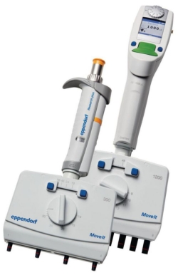 Picture of Electronic Multichannel pipettes Eppendorf Xplorer<sup>&reg;</sup> plus Move It<sup>&reg;</sup>