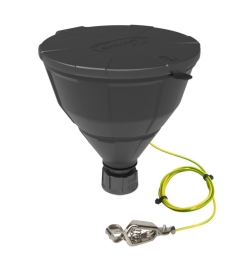 Picture of Safety funnel, V2.0, HDPE, electrostatic conductive