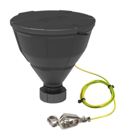 Picture of Safety funnel, V2.0, HDPE, electrostatic conductive