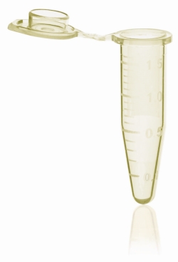 Picture of Reaction tubes with attached lid, PP, BIO-CERT&reg; PCR QUALITY