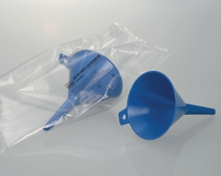 Picture of Disposable funnels, PS, blue