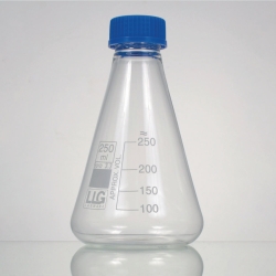 Picture of LLG-Erlenmeyer flasks, borosilicate glass 3.3, with screw cap