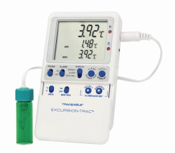 Picture of Temperature data logger Traceable<sup>&reg;</sup> Excursion-Trac&trade;, with 1 vaccine bottle probe