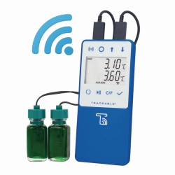 Picture of Wireless Temperature data logger TraceableLIVE<sup>&reg;</sup>, with 2 bottle probes