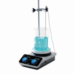 Picture of Magnetic stirrer AREX 5 Digital with temperature probe, rod, clamp