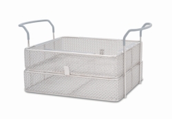 Picture of Double insert basket for ultrasonic baths Elmasonic, stainless steel