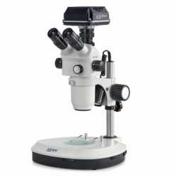 Picture of Stereo zoom microscope set OZP, with C-mount camera