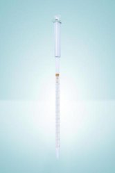 Immagine Graduated pipettes with piston, Soda-lime glass, amber stain graduation