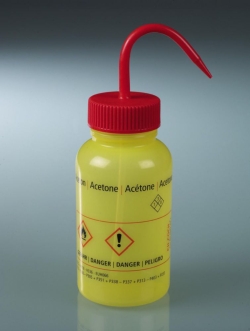 Picture of Wash bottles, with GHS imprint, LDPE