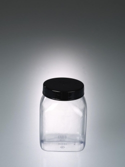 Picture of Square wide-mouth containers, PVC, transparent