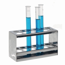 Picture of Test tube racks, 18/10 stainless steel, rectangular