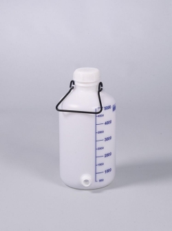 Picture of Storage bottles with threaded connector, HDPE