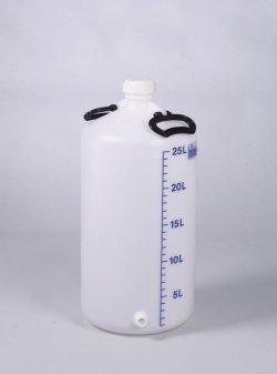 Picture of Storage bottles with threaded connector, HDPE