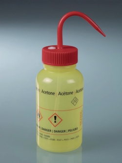 Picture of Safety wash bottles, with GHS imprint, LDPE