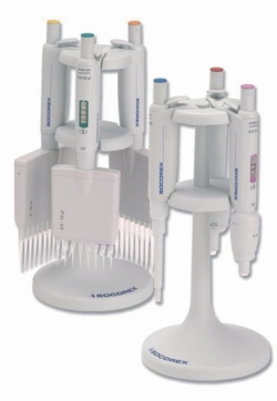 Picture of Pipette stand for Single and Multichannel microliter pipettes, for Calibra<sup>&reg;</sup> and Acura<sup>&reg;</sup> models