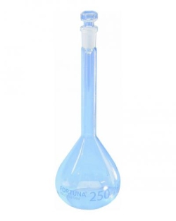 Picture of Volumetric Flasks Volac FORTUNA<sup><SUP>&reg;</SUP></sup>, Borosilicate Glass 3.3, Class A, with Glass Stoppers