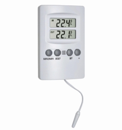 Picture of Digital min./max. indoor/outdoor thermometer with sensor