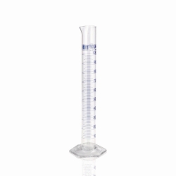 Picture of Measuring Cylinder, DURAN<sup>&reg;</sup>, class A, Blue Graduation, USP