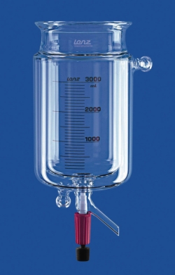 Picture of Reaction vessels, cylindrical, with thermostatic jacket and withdrawal valve