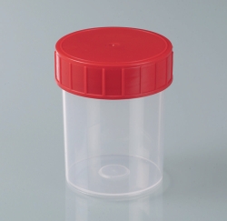 Picture of Sample beakers, PP, with screw cap, LDPE