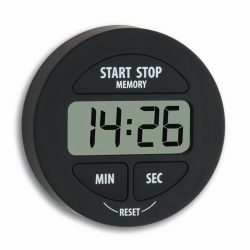 Picture of Digital countdown timer and stopwatch, round