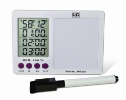 Picture of LLG-Timer with white board, 4 channel