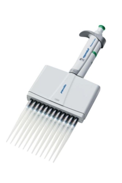 Picture of Multichannel microliter pipettes Eppendorf Research<sup>&reg;</sup> plus (General Lab Product), variable