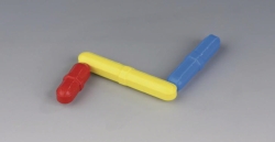 Picture of Magnetic stirring bars, cylindrical, coloured, PTFE