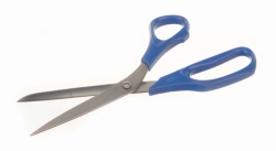 Picture of Laboratory scissors, stainless steel, with plastic handle