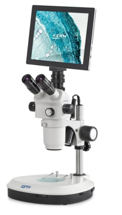 Picture of Stereo zoom microscope set OZP, with tablet camera