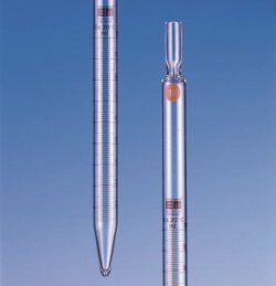 Immagine Graduated pipettes for tissue culture, clear glass, amber stain graduation
