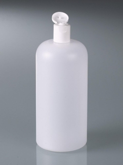 Picture of Round bottles, HDPE, with snap closure, PP