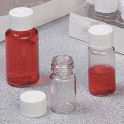 Picture of Diagnostic bottles Nalgene&trade;, PETG, with white screw cap, HDPE