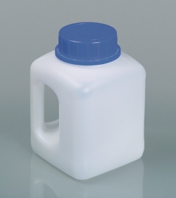 Picture of Wide-mouth containers with handle, HDPE, with tamper-evident screw cap