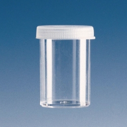 Picture of Sample cups, PS, with snap-on lid, PE