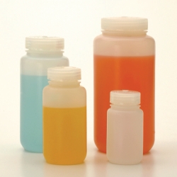 Immagine Wide-mouth bottles Nalgene&trade;, fluorinated HDPE, with screw cap, fluorinated PP