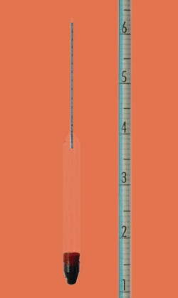 Picture of Hydrometers according to Baum&eacute;, without thermometer