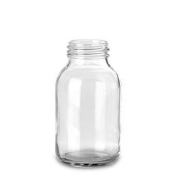 Picture of Wide-mouth bottles without closure, soda-lime glass