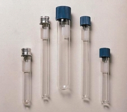 Picture of Culture tubes, Borosilicate glass 3.3, with aluminium screw cap
