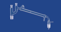 Picture of Distilling links acc. to Claisen with vacuum receiver adapter, DURAN<sup>&reg;</sup> tubing