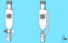 Slika za dropping funnels, cylindrical , cap. ml